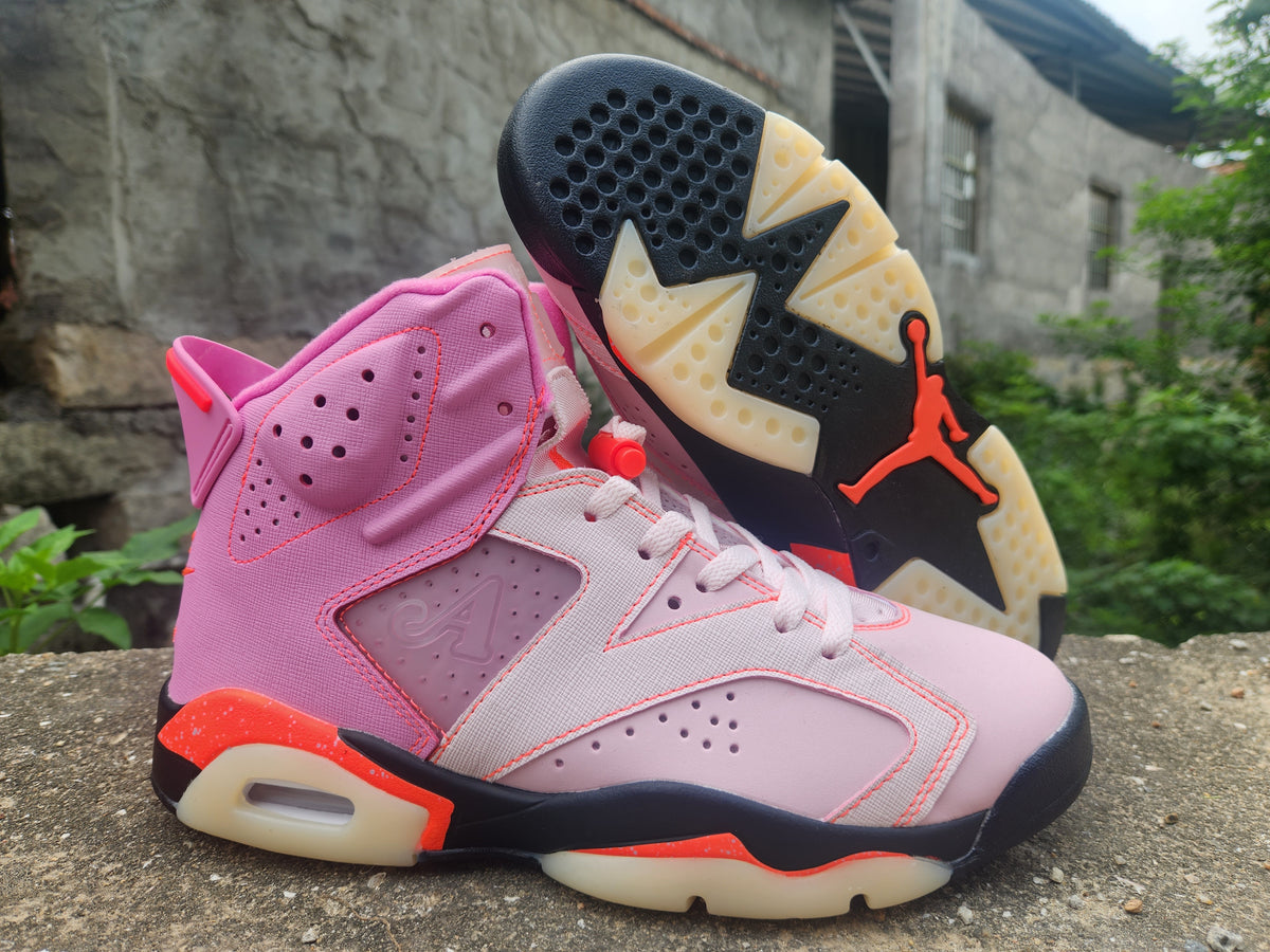 Awake NY x Air Jordan 6 Playful Pink Sneakers