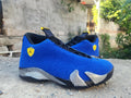 Air Jordan 14 Retro Full Blue Blue-Black Sneakers