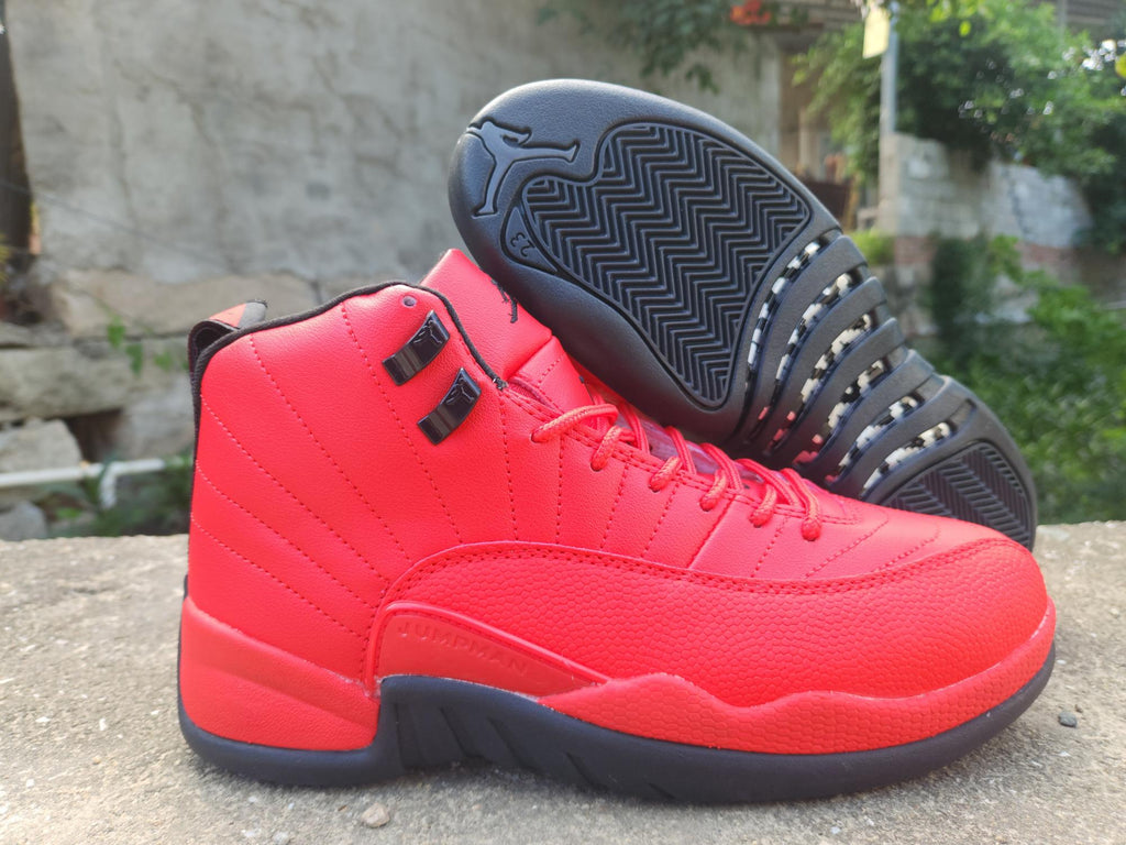 Air Jordan 12 Retro Black-Red Sneakers