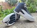 Air Jordan 12 Black-Light Grey Sneakers
