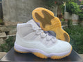 Air Jordan 11 Retro High-Frequency White-Light Yellow Sneakers