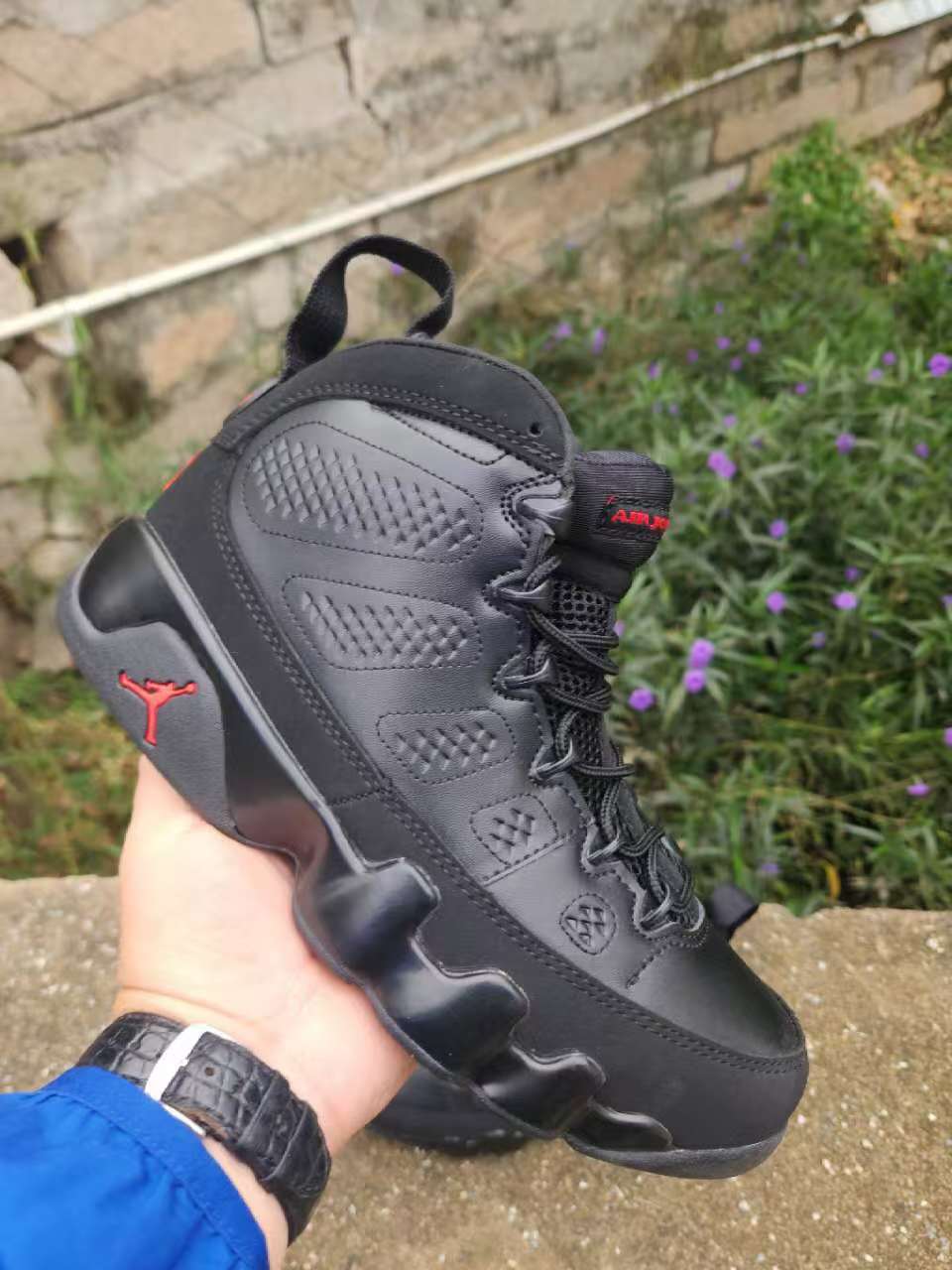 Air Jordan 9 Black-Red & Black-Brown Sneakers