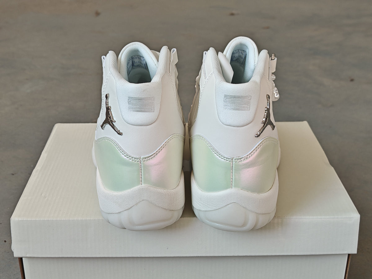 Air Jordan 11 Retro Sail Pearl Grey Sneakers – AR0715-110