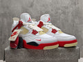 Air Jordan 4 Vermilion Red Collaboration Sneakers