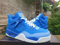 Air Jordan 4 Retro Royal-Blue-Gold Sneakers