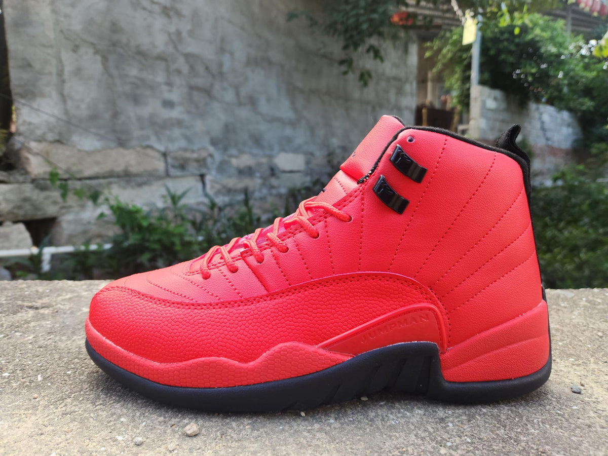 Air Jordan 12 Retro Black-Red Sneakers