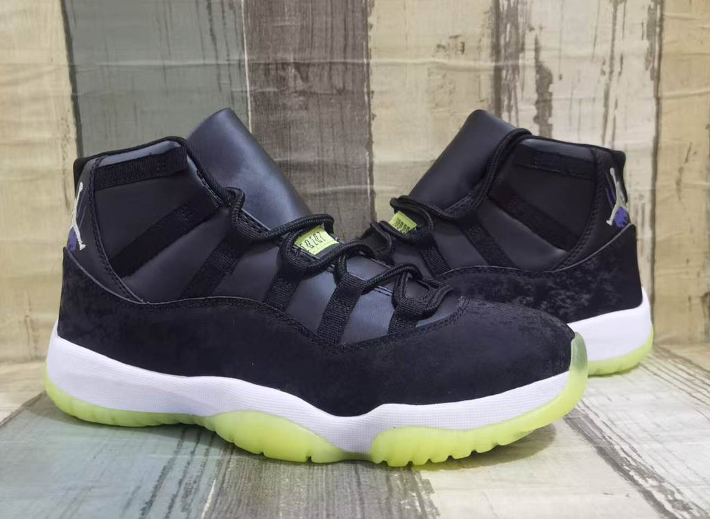 Air Jordan 11 Retro Halloween Black Barely Volt – IB1378-001