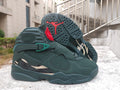 Air Jordan 8 Green-Gold-Black-Red Sneakers