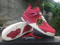Air Jordan 4 Retro Red-Purple-Gold Sneakers