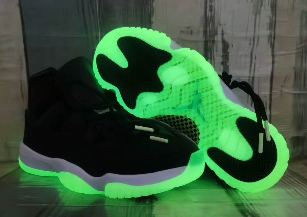 Air Jordan 11 Retro Halloween Black Barely Volt – IB1378-001