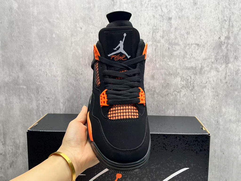 Air Jordan 4 Orange Thunder Sneakers