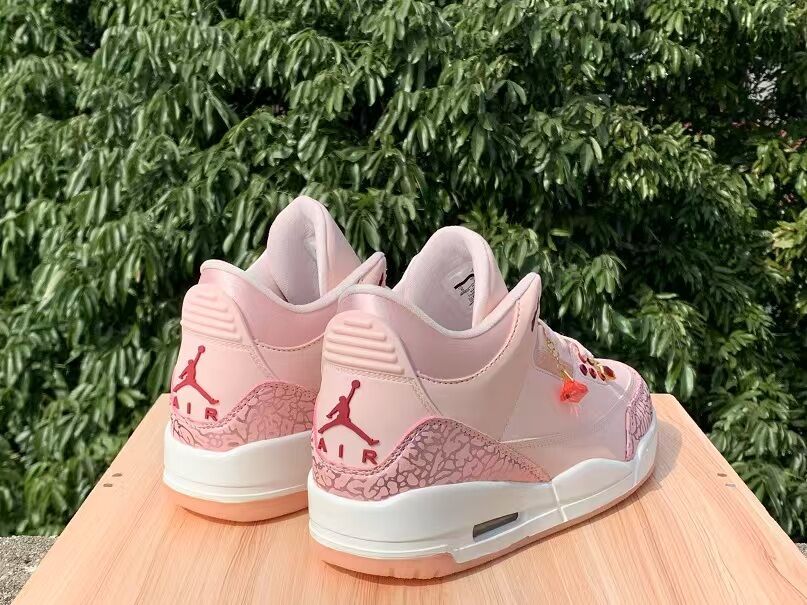 Air Jordan 3 Retro Pink Sneakers | Regular Batch