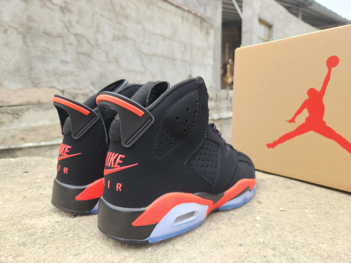 Air Jordan 6 Shattered Backboard Black-Red Sneakers