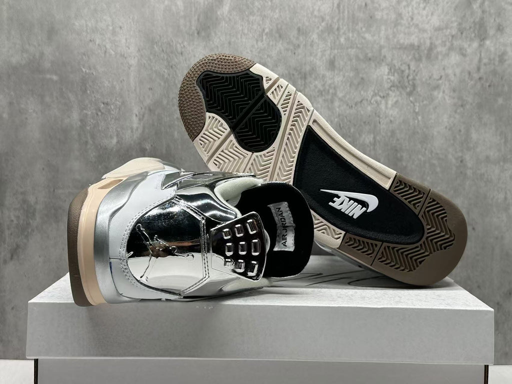 Air Jordan 4 Iron Man Collaboration Sneakers