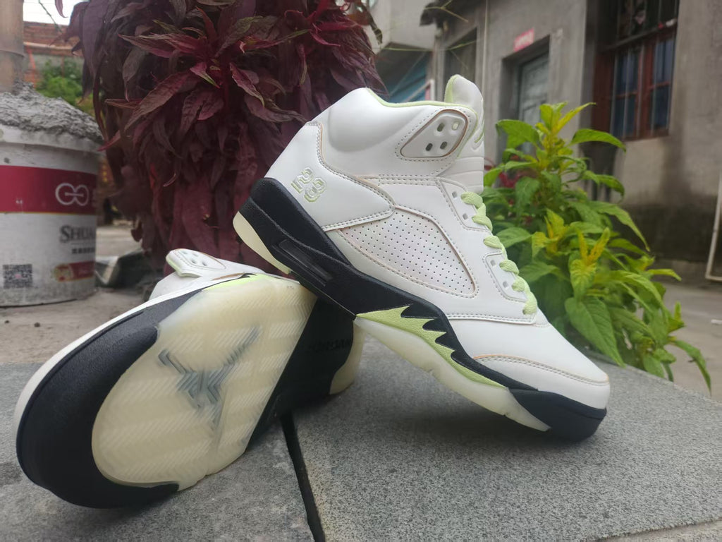 Air Jordan 5 Retro Pale Green Sneakers – Regular Grade