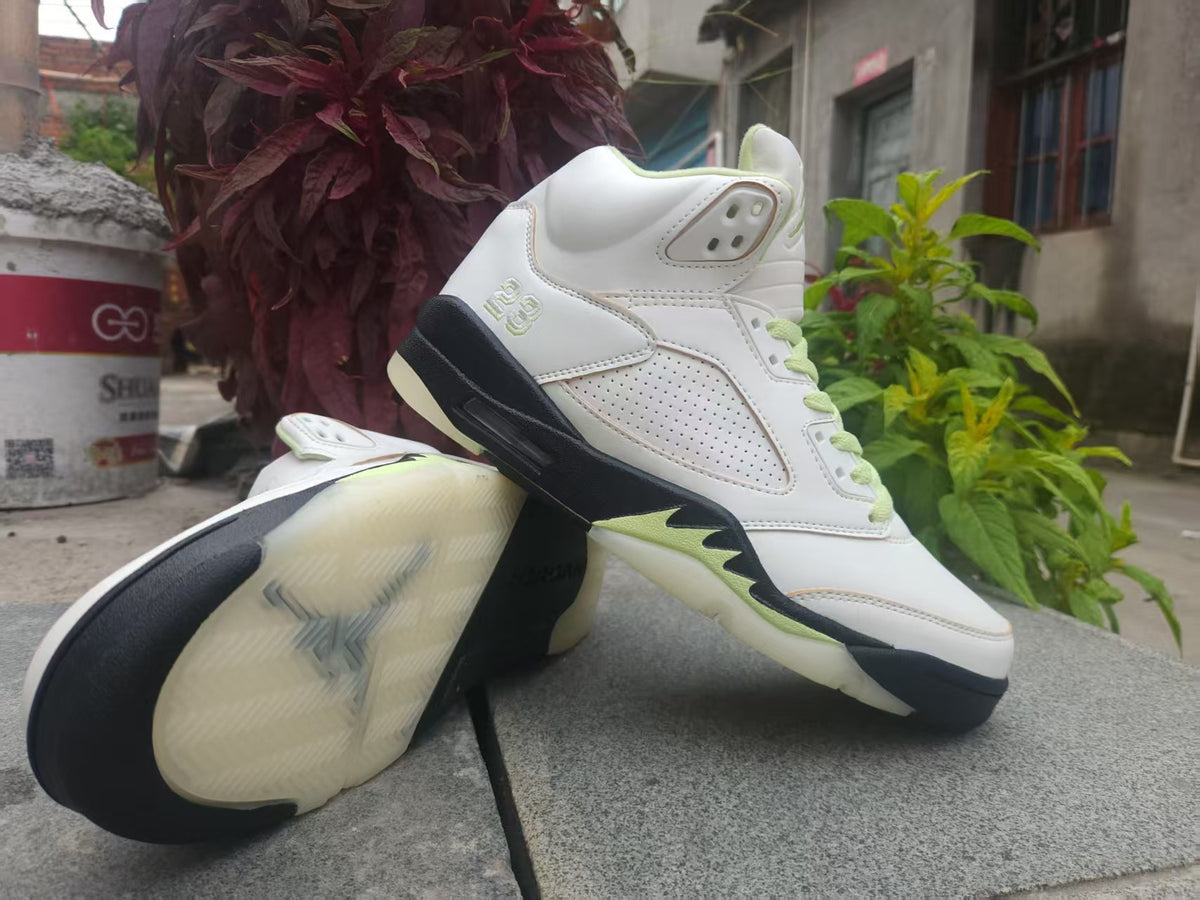 Air Jordan 5 Retro Pale Green Sneakers – Regular Grade