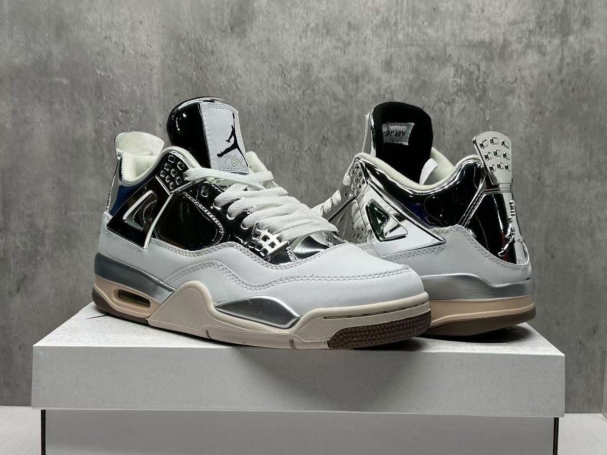 Air Jordan 4 Iron Man Collaboration Sneakers