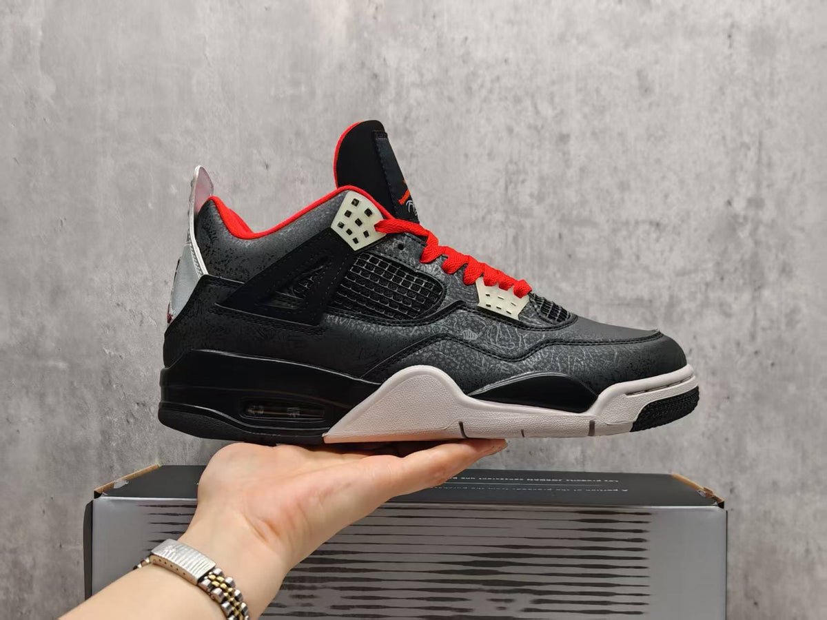 Air Jordan 4 Black Laser Sneakers