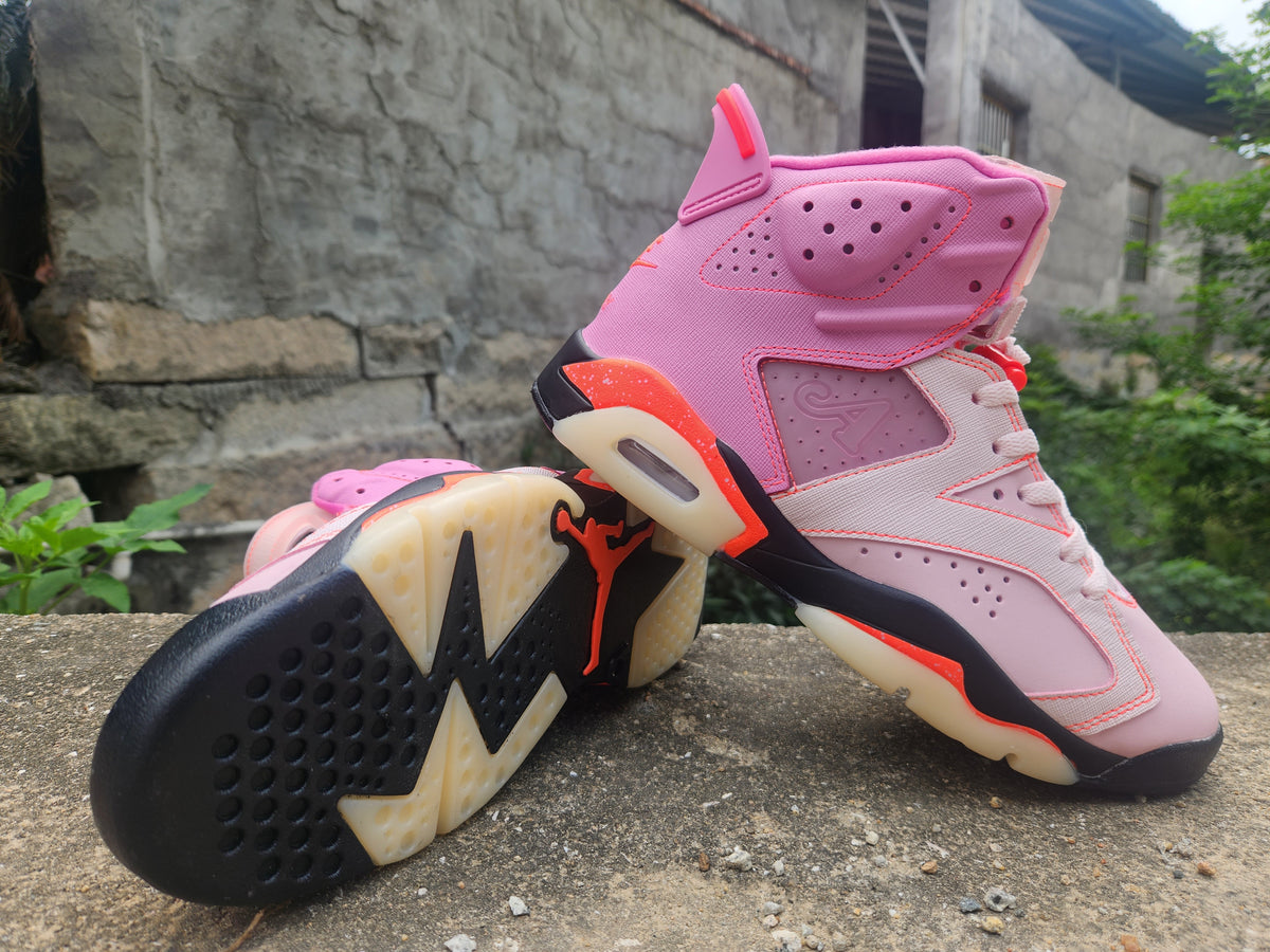 Awake NY x Air Jordan 6 Playful Pink Sneakers