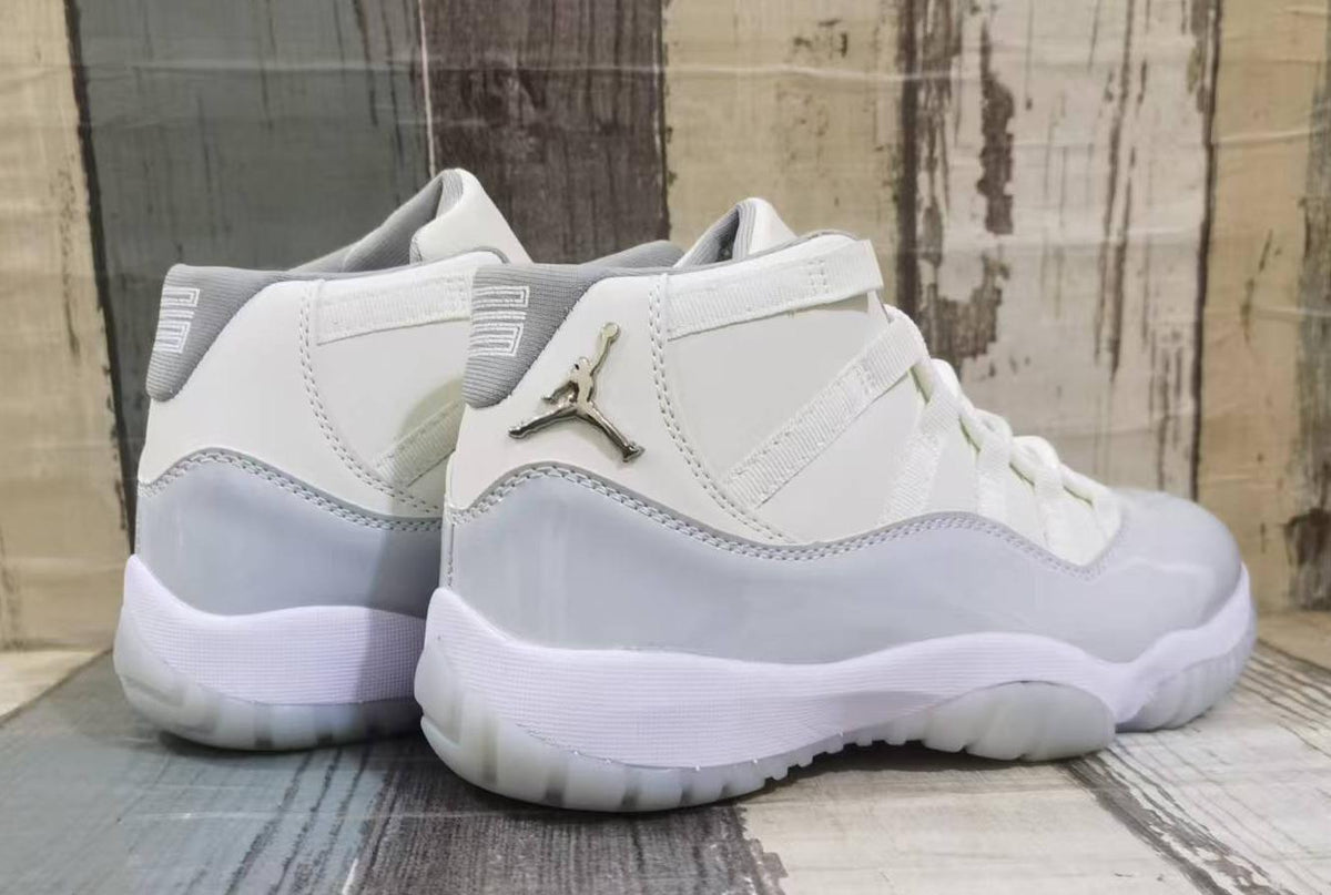 Air Jordan 11 Retro Off-White-Grey Unisex Sneakers