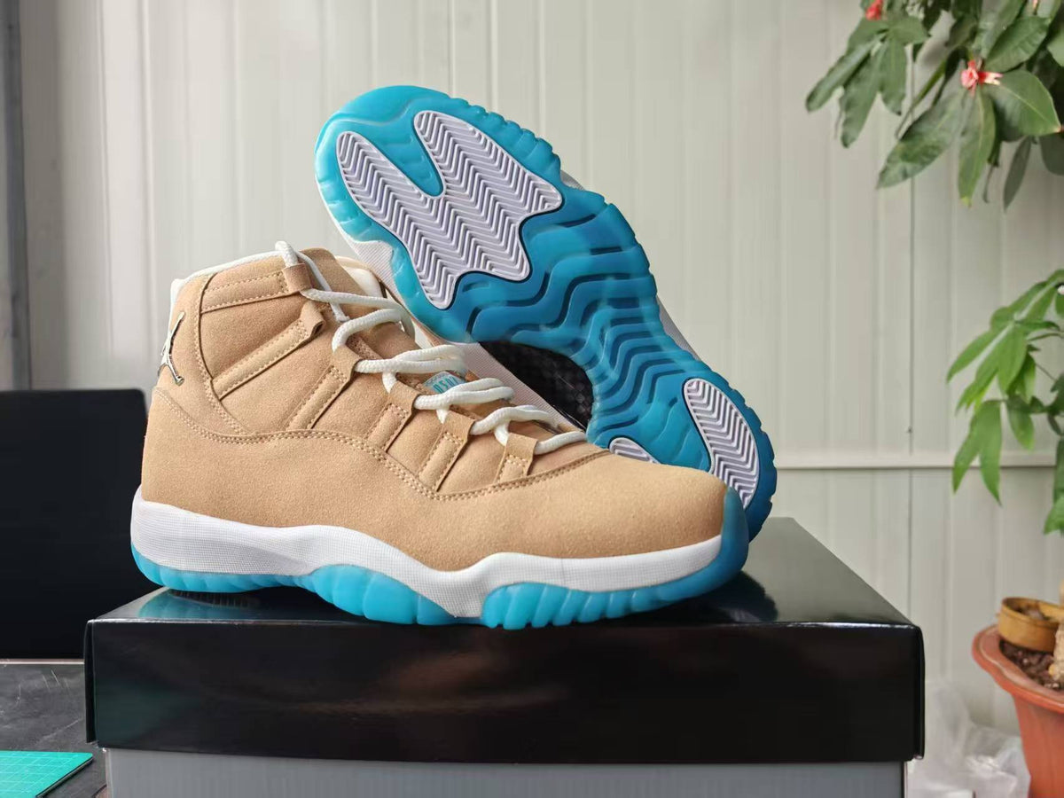 Air Jordan 11 Retro Canvas Metallic Silver Sneakers – IO8960-707