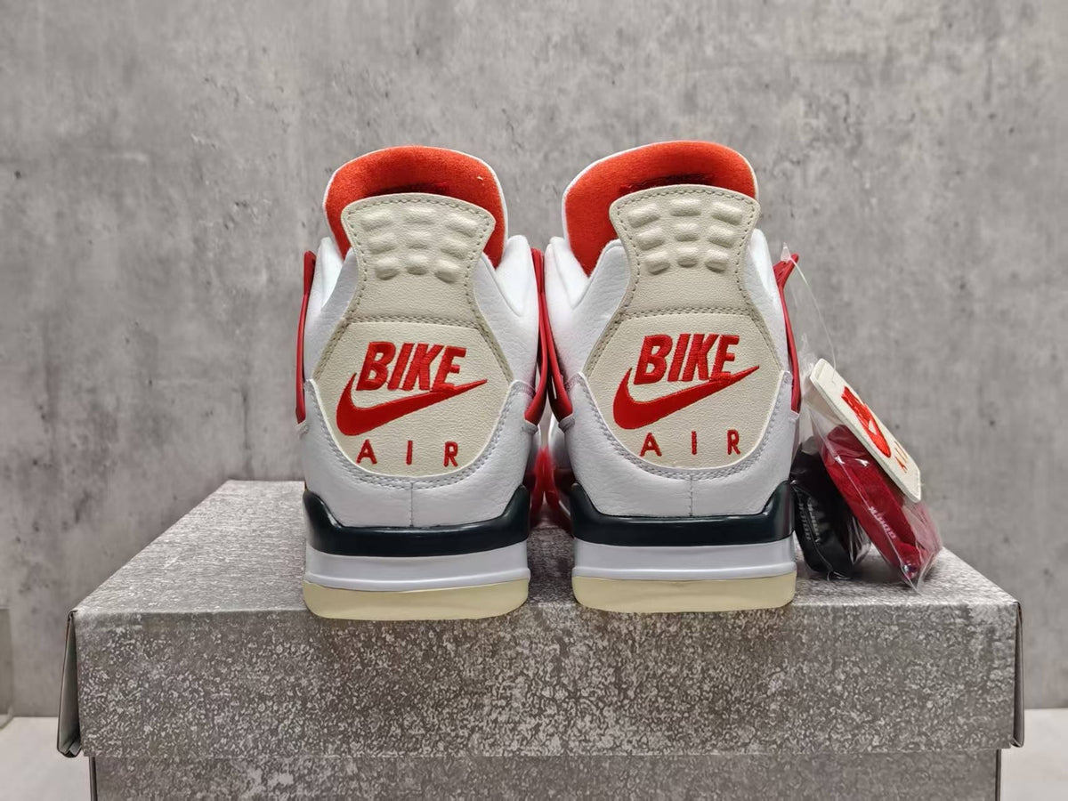 Air Jordan 4 Vermilion Red Collaboration Sneakers