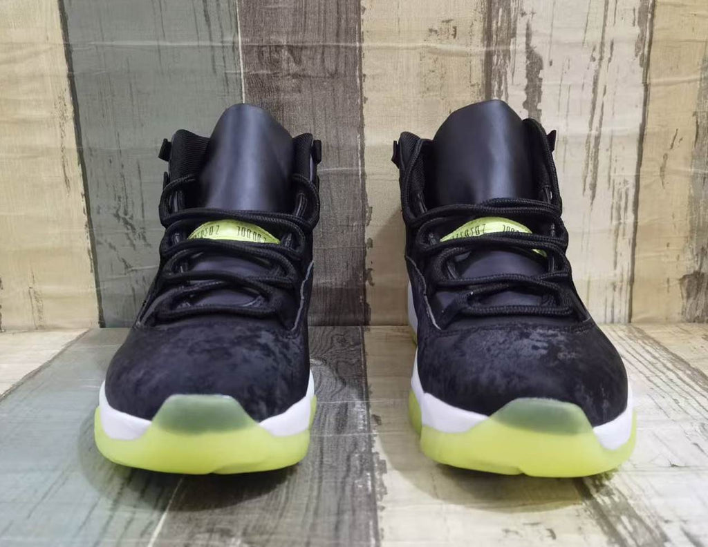 Air Jordan 11 Retro Halloween Black Barely Volt – IB1378-001