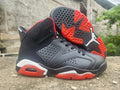 Air Jordan 6 Black-Red Multi-Color Sneakers