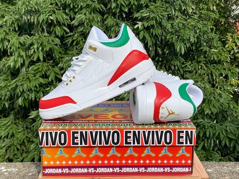 Air Jordan 3 MeicoEI Vuelo Sneakers